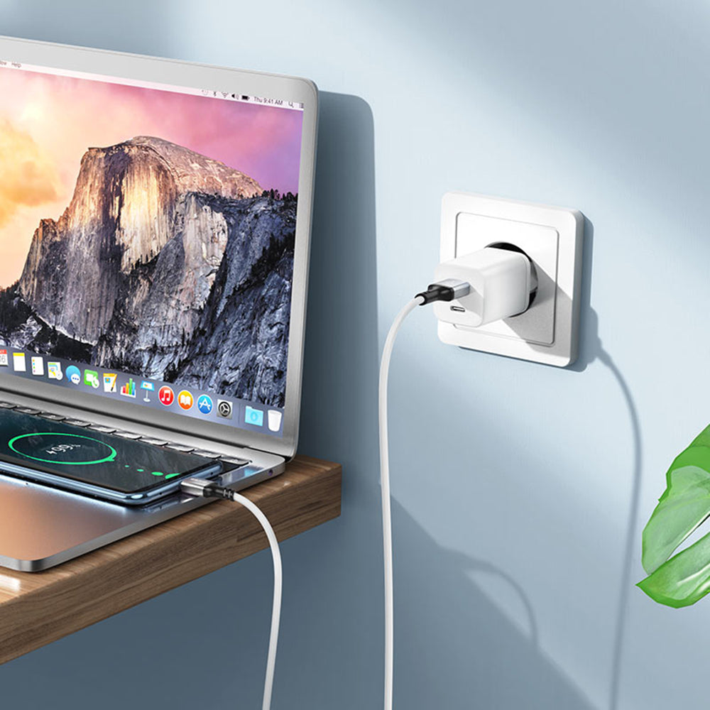 Кабел за данни и зареждане USB-A - USB-C Borofone BX83, 18W, 1m, Черен
