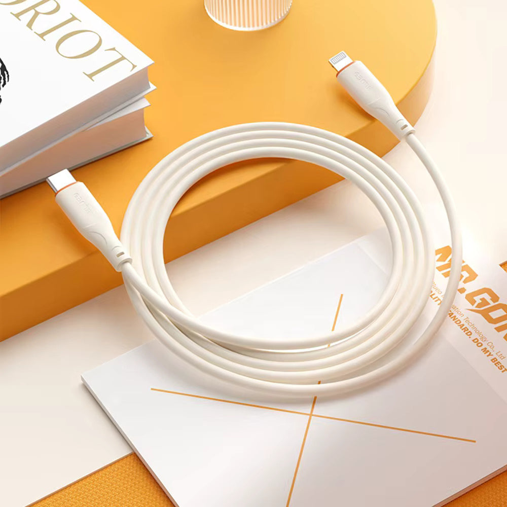 Кабел за данни и зареждане USB-C - Lightning Blueo Ape Legend, 20W, 1.5m, Сив