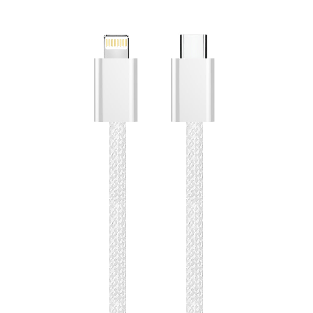 Кабел за данни и зареждане USB-C - Lightning ColorWay CW-CBPDCL061, 27W, 1m, Сив