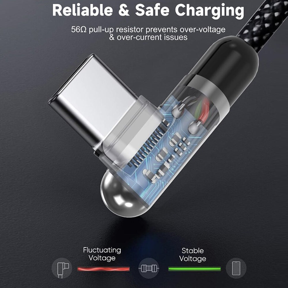 Кабел за данни и зареждане USB-C - Lightning Lito LD13CL, 30W, 1м, Черен