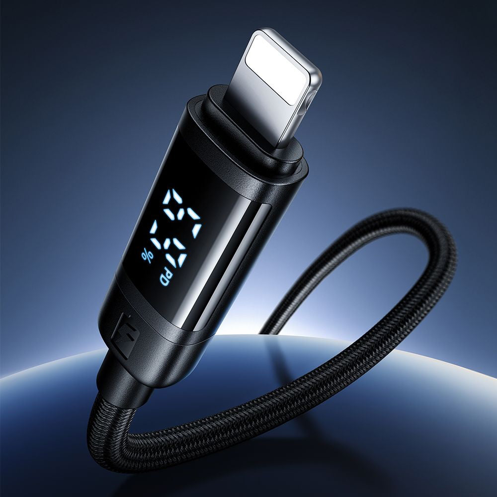 Кабел за данни и зареждане USB-C - Lightning McDodo CA-5210 Bat Display, 36W, 1.2m, Черен