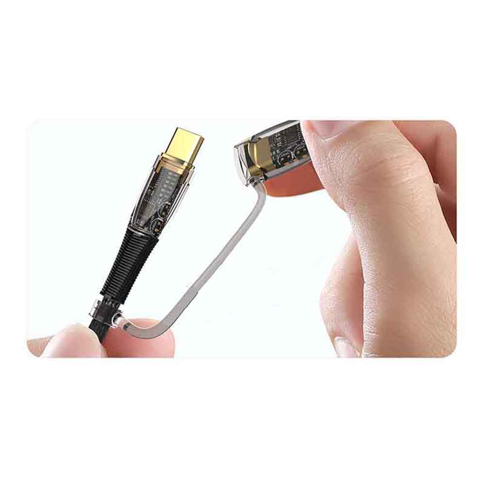 Кабел за данни и зареждане USB-C - Lightning / USB-C Lito LD12, 60W, 1.2m, Черен
