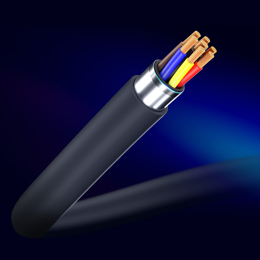 Кабел за данни и зареждане USB-C - USB-C 3MK Hyper, 100W, 1.2m, Черен