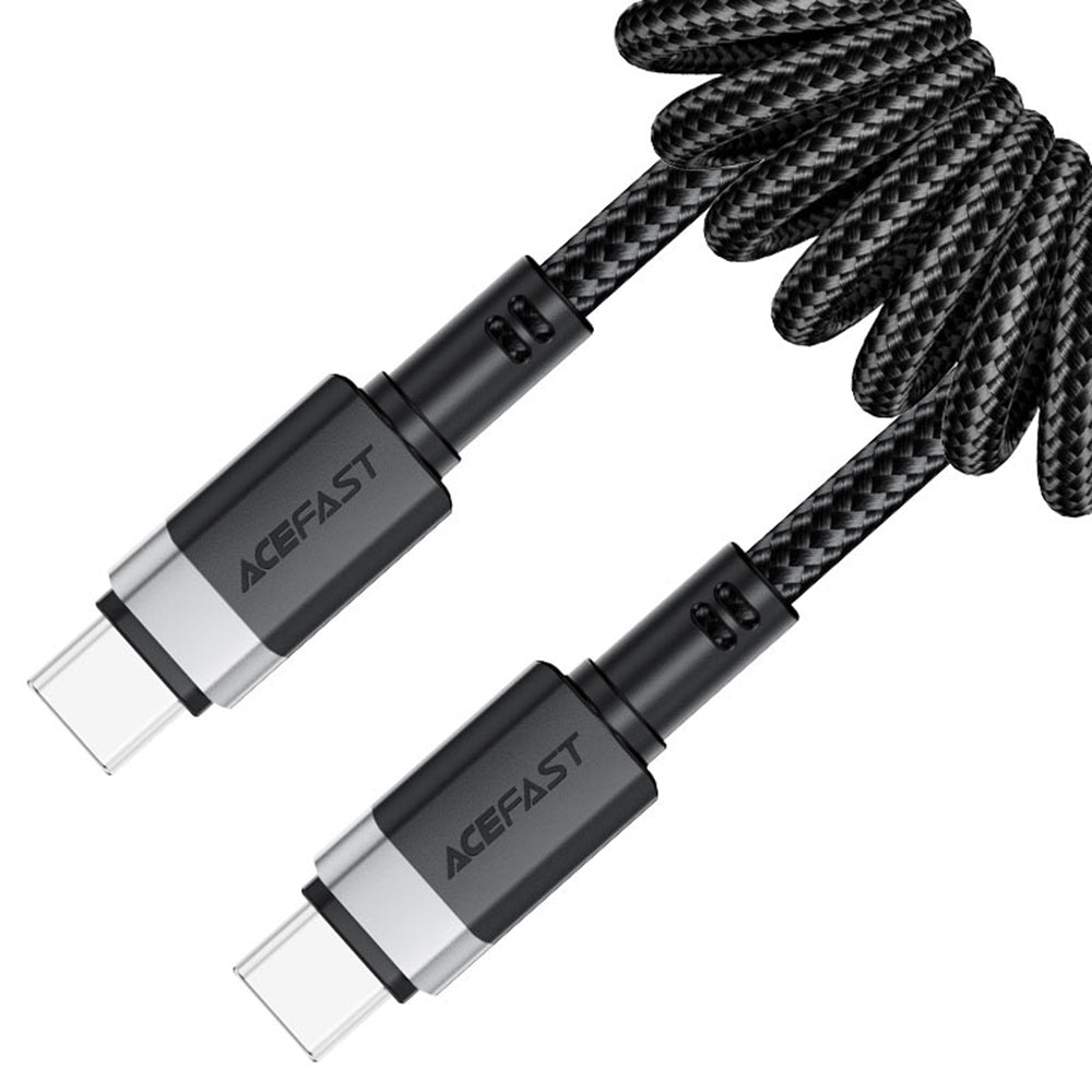 Кабел за данни и зареждане USB-C - USB-C Acefast C14-03, 60W, 1.2m, Черен