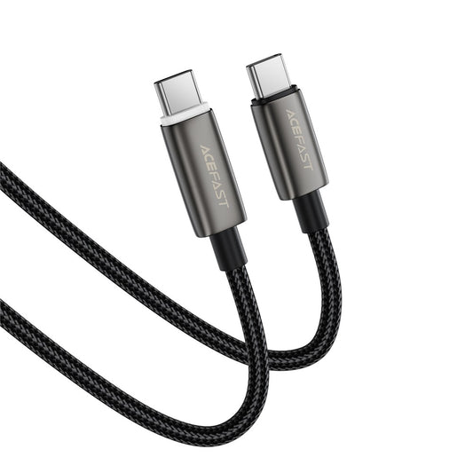 Кабел за данни и зареждане USB-C - USB-C Acefast C23-03, 60W, 1.2m, Черен