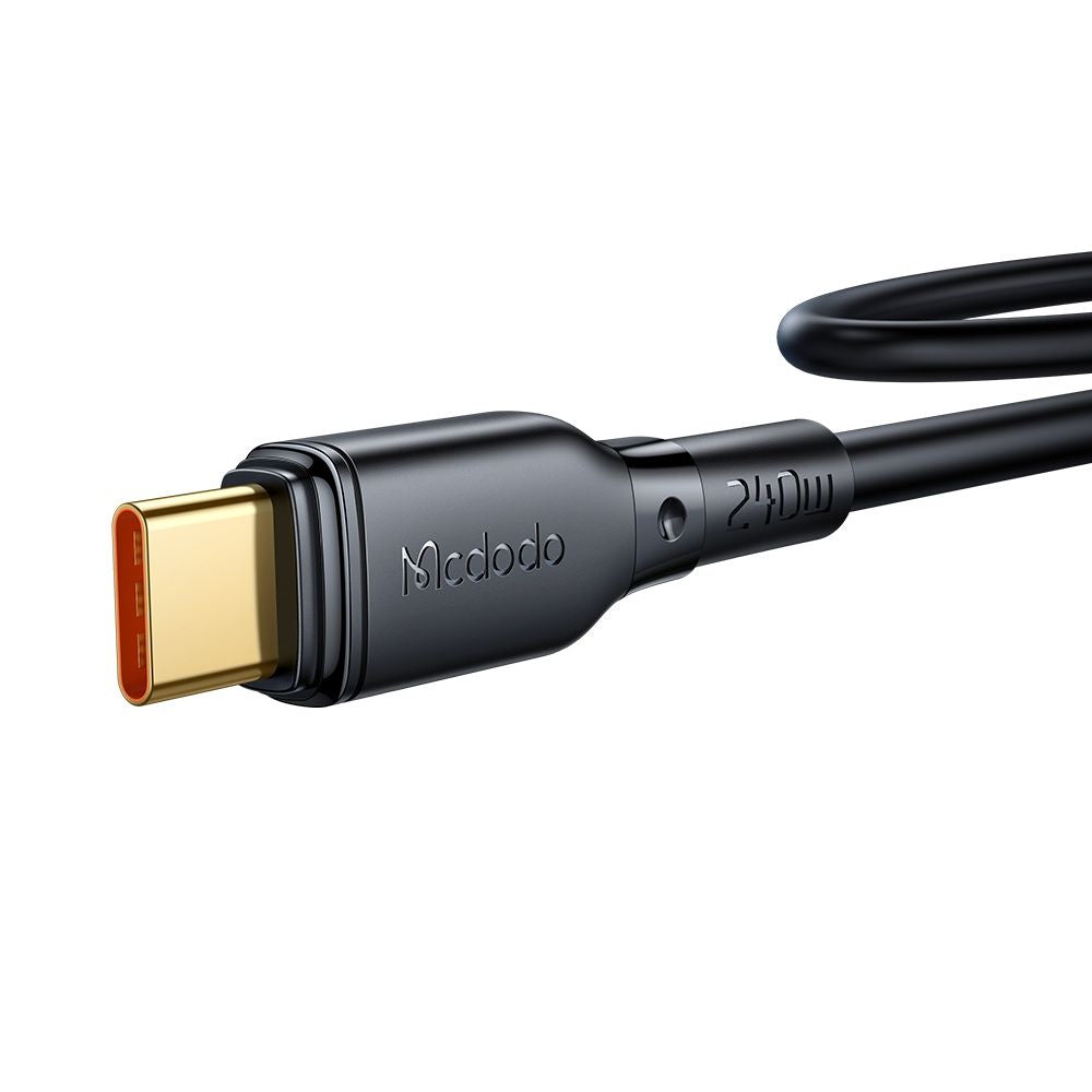 Кабел за данни и зареждане USB-C - USB-C McDodo CA-3310, 240W, 1.2m, Черен