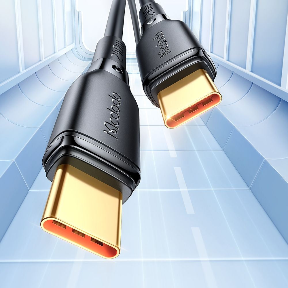 Кабел за данни и зареждане USB-C - USB-C McDodo CA-3310, 240W, 1.2m, Черен