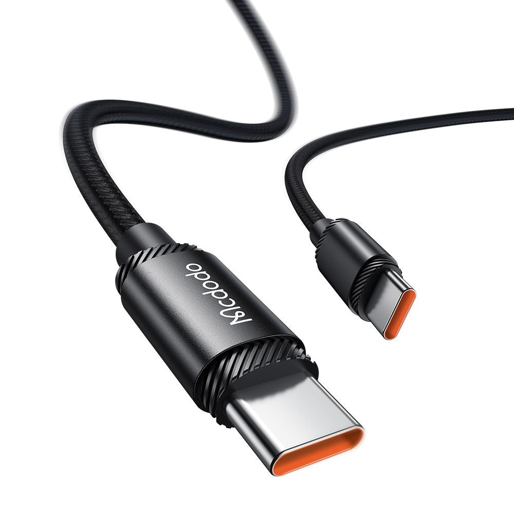 Кабел за данни и зареждане USB-C - USB-C McDodo CA-3680, 240W, 1.2m, Черен