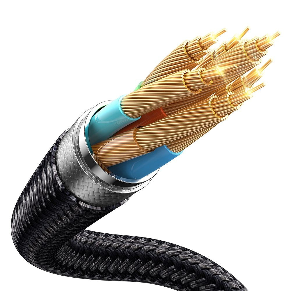 Кабел за данни и зареждане USB-C - USB-C McDodo CA-3680, 240W, 1.2m, Черен
