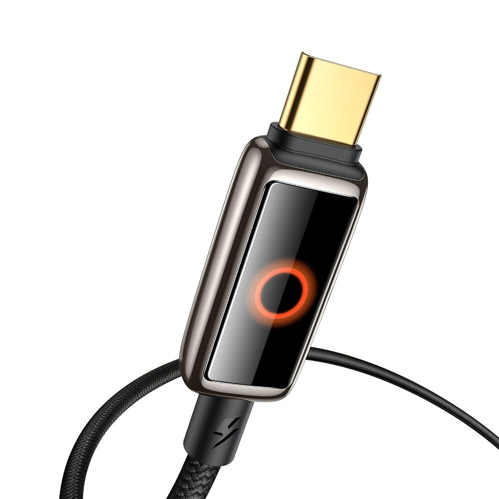 Кабел за данни и зареждане USB-C - USB-C McDodo CA-6680 Auto Power Off, 100W, 1.2m, Черен