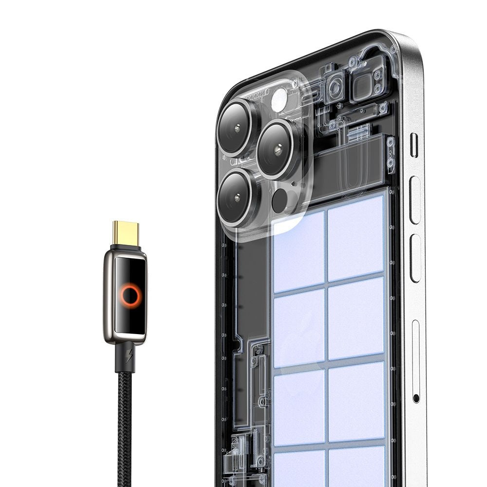 Кабел за данни и зареждане USB-C - USB-C McDodo CA-6680 Auto Power Off, 100W, 1.2m, Черен