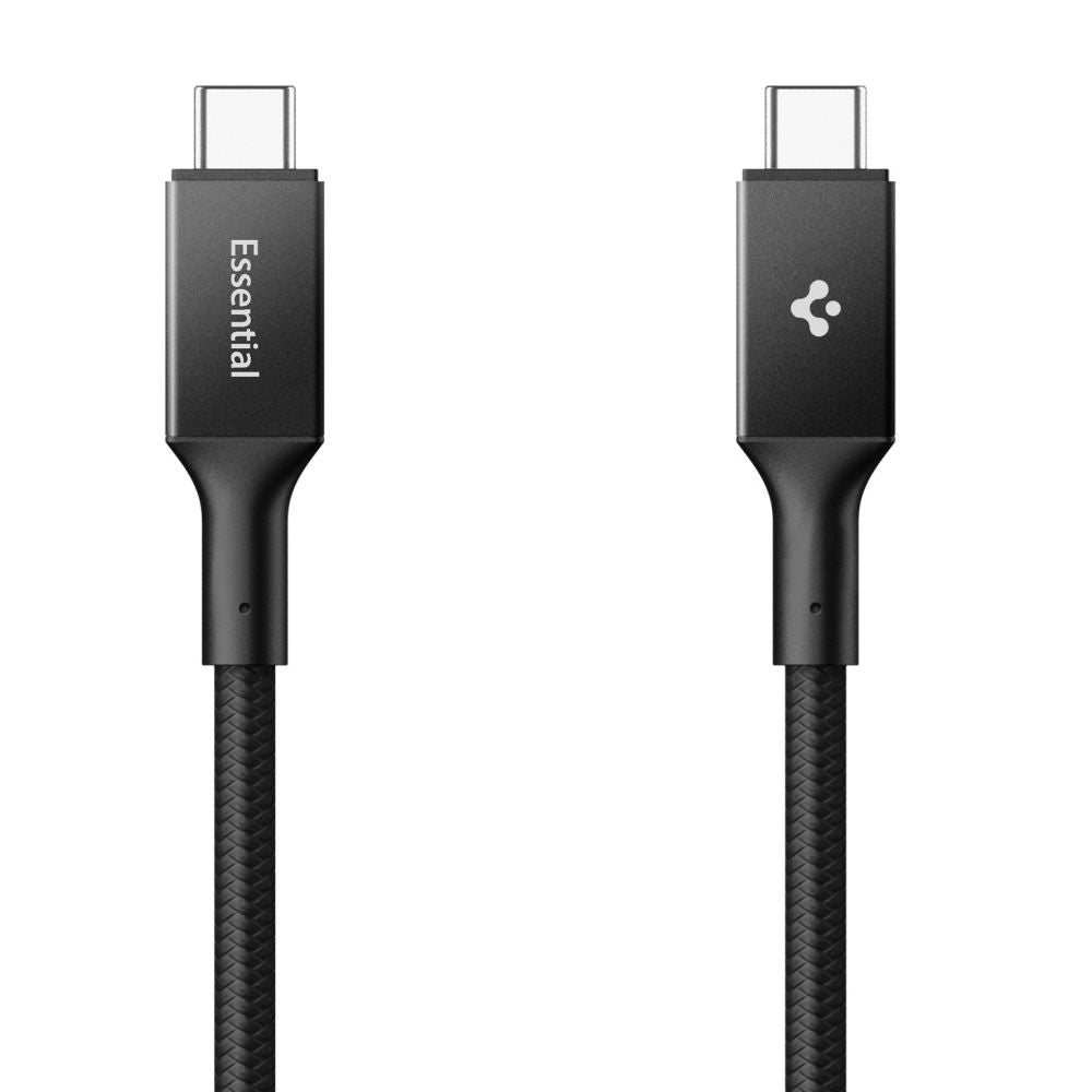 Кабел за данни и зареждане USB-C - USB-C Spigen EB10015CC, 100W, 1.5m, Черен ACA10421