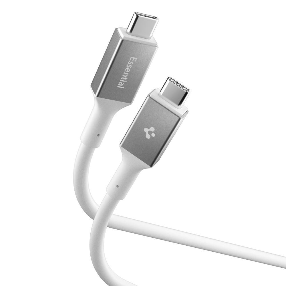 Кабел за данни и зареждане USB-C - USB-C Spigen EB24015CC, 240W, 1.5m, Бял ACA10422