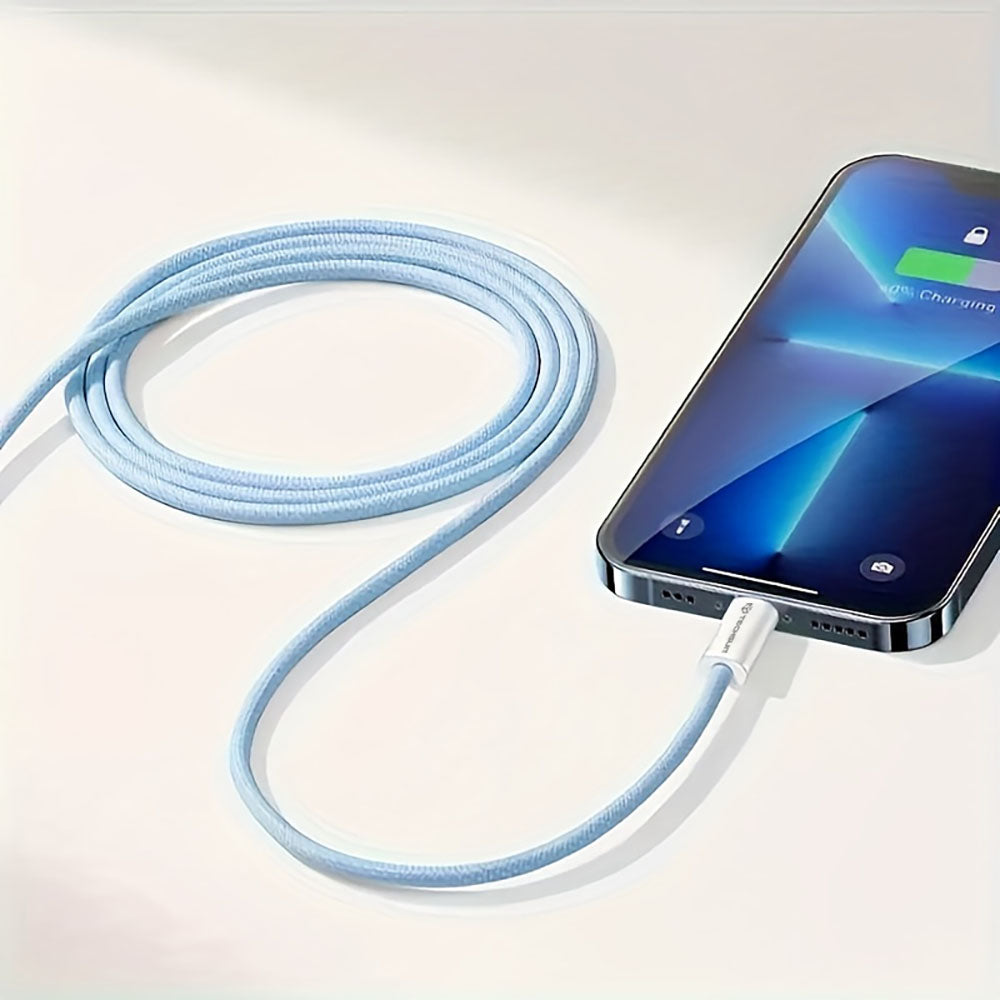 Кабел за данни и зареждане USB-C - USB-C Techsuit PCB114D, 60W, 1m, Черен