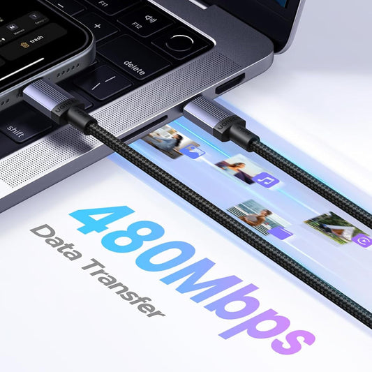 USB-C Data and Charging Cable - USB-C UGREEN L532, 240W, 0.5m, Gray