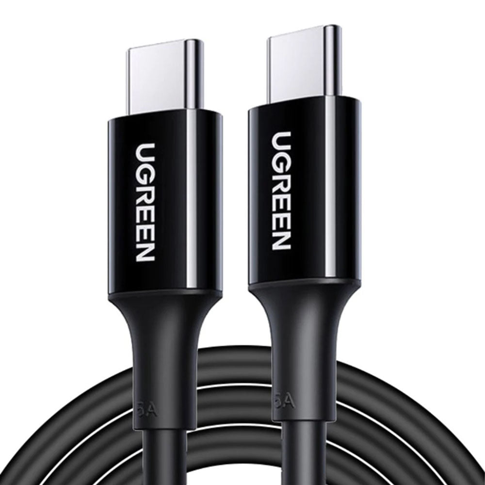 Кабел за данни и зареждане USB-C - USB-C UGREEN US300 (80371), 100W, 1m, Черен