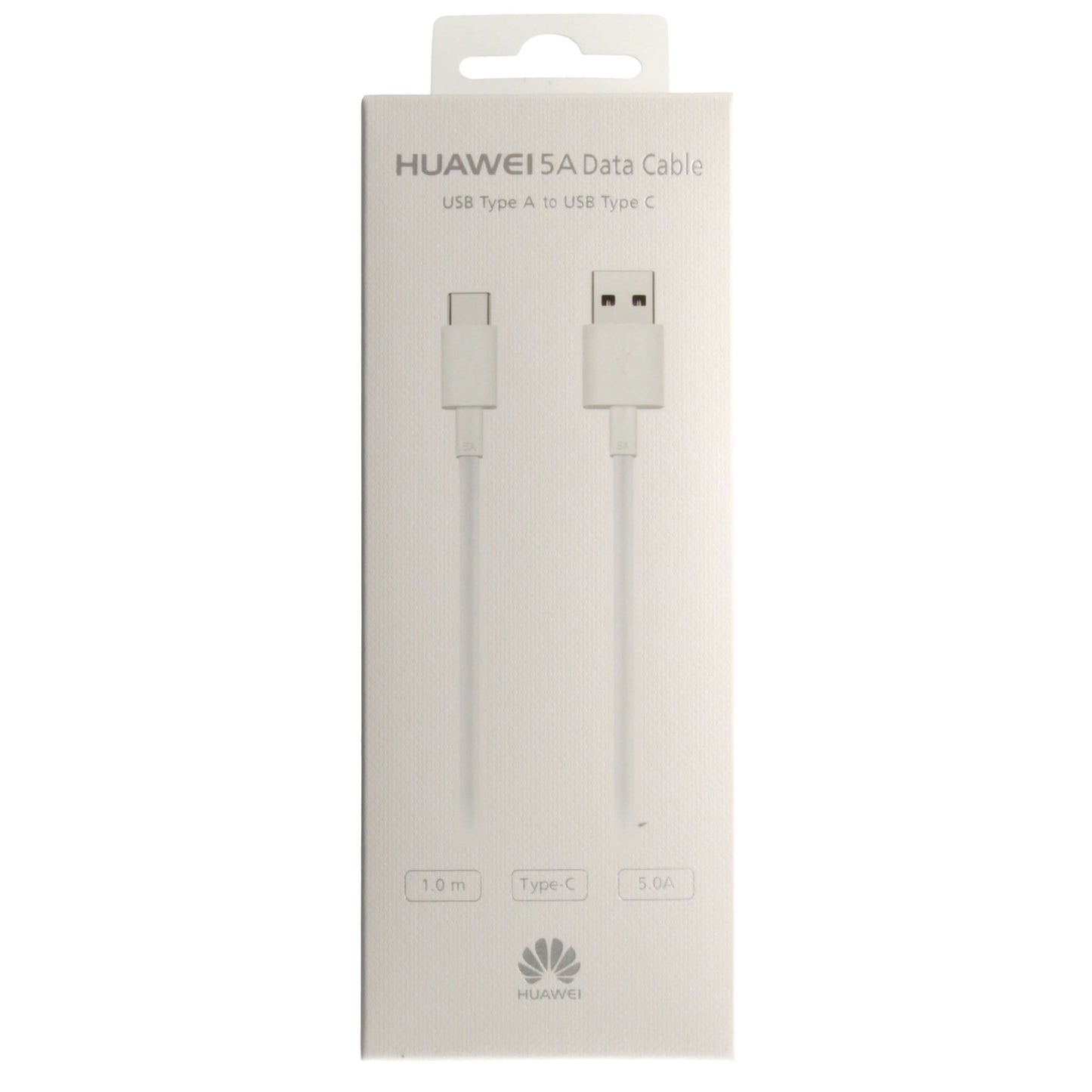 Кабел за данни и зареждане USB-A - USB-C Huawei AP71, 40W, 1м, бял 4071497