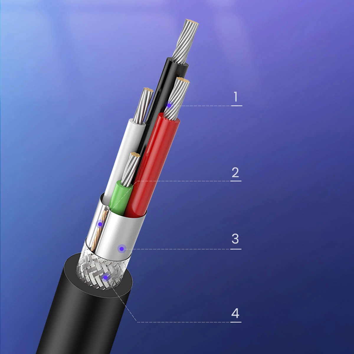Кабел за принтер UGREEN US135, USB-A - USB-B, 5m, Черен