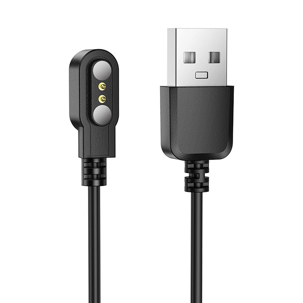 Кабел за зареждане за Smartwatch HOCO Y26 / Y27, USB-A, Черен