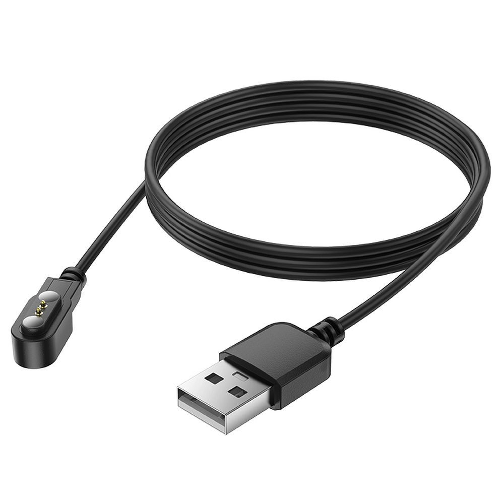 Кабел за зареждане за Smartwatch HOCO Y26 / Y27, USB-A, Черен