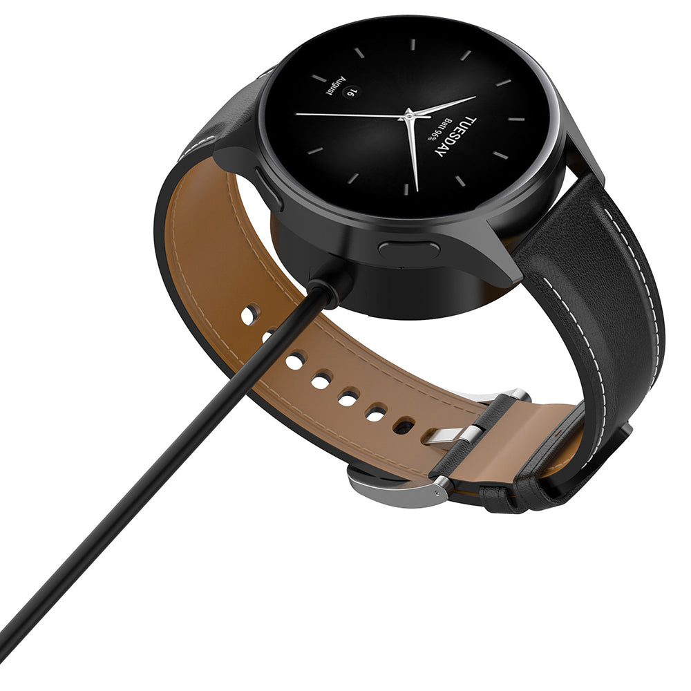 Кабел за зареждане Techsuit TXC5 за Xiaomi Watch H1 / Watch 2 Pro / Watch S2, USB-A, Черен