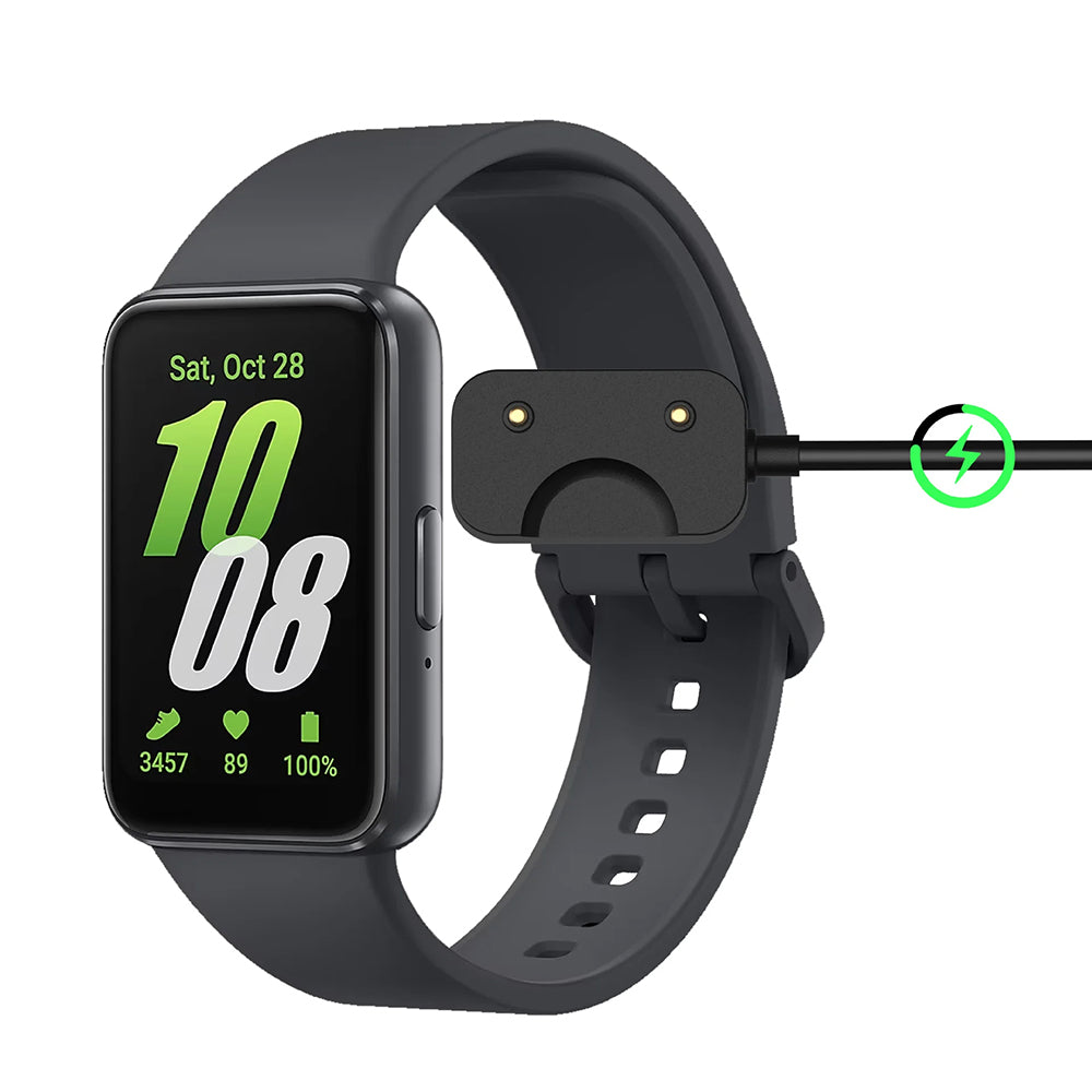 Кабел за зареждане Techsuit WCC1 за Samsung Galaxy Fit3 R39M, USB-C, Черен