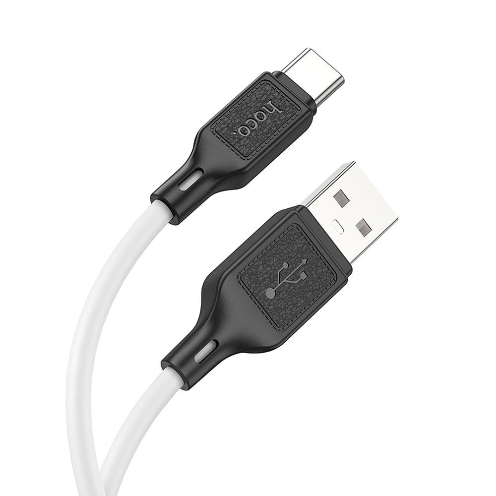 Кабел за данни и зареждане USB-A - USB-C HOCO X90, 60W, 1m, Бял