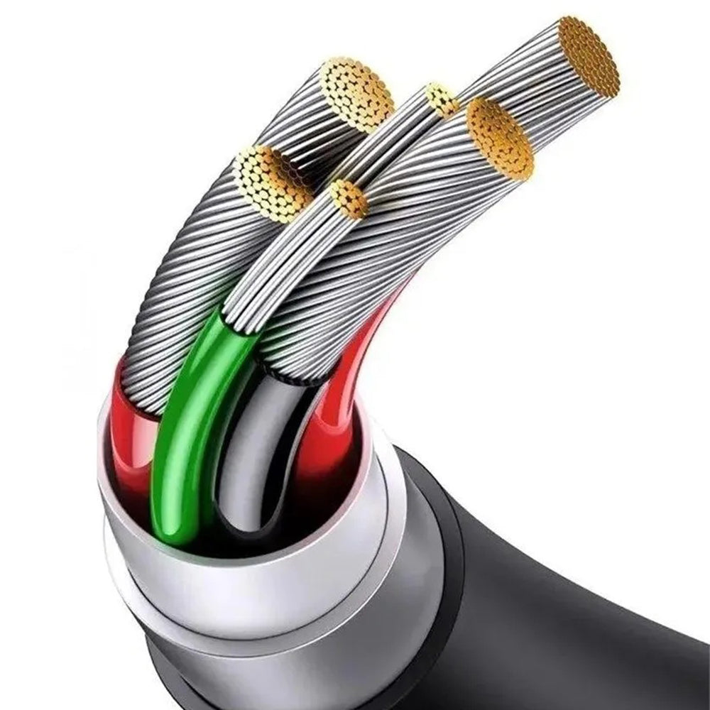 Кабел за зареждане USB-A - Lightning / microUSB / USB-C Baseus 3в1, 100W, 1.5m, Бял P10377705213-00