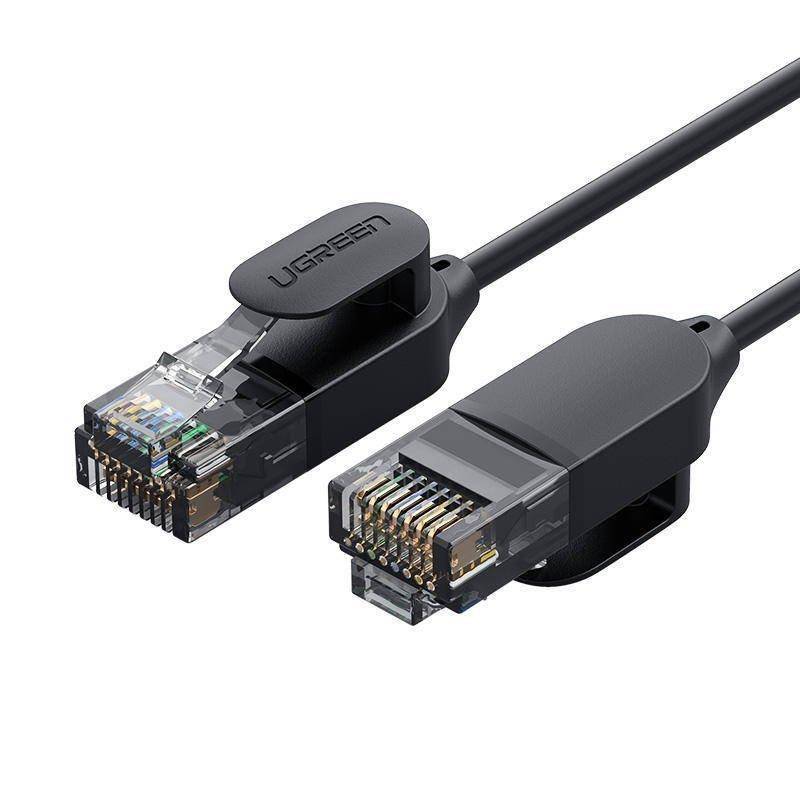 Network Cable UGREEN NW122, UTP, Cat6A, 1m, Black