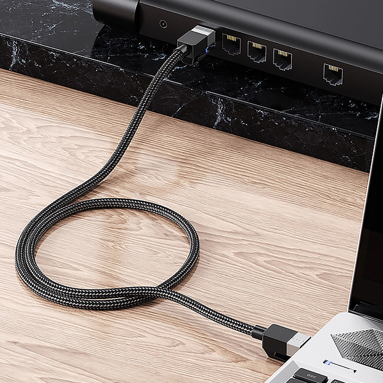UGREEN NW153 Network Cable, UTP, Cat8, 1.5m, Black