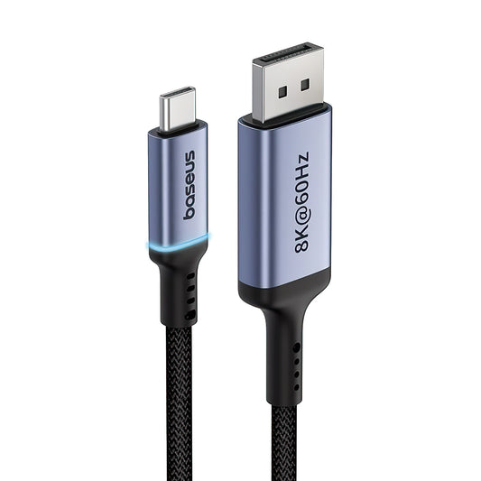 Аудио и видео кабел USB-C - DisplayPort USB-C Baseus Ultra Clarity, 8K, 1,5 м, черен B006337070D111-00