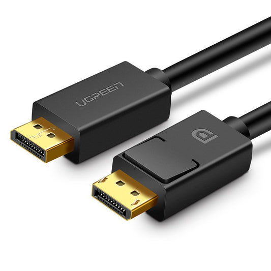 Видеокабел UGREEN DP102, DisplayPort към DisplayPort, 4K, 1,5 м, черен
