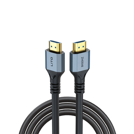 Видео кабел Lito HD119, HDMI - HDMI, 8K, 1.8м, Черен