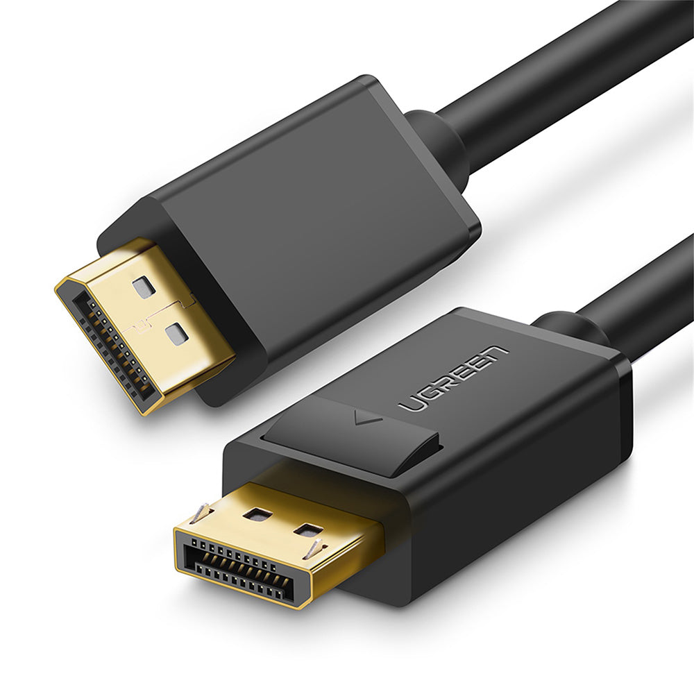 Видео кабел UGREEN DP102, DisplayPort - DisplayPort, 4K, 2m, Черен