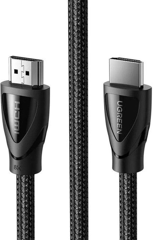 Видео кабел UGREEN HD104, HDMI - HDMI, 8K, 2m, Черен