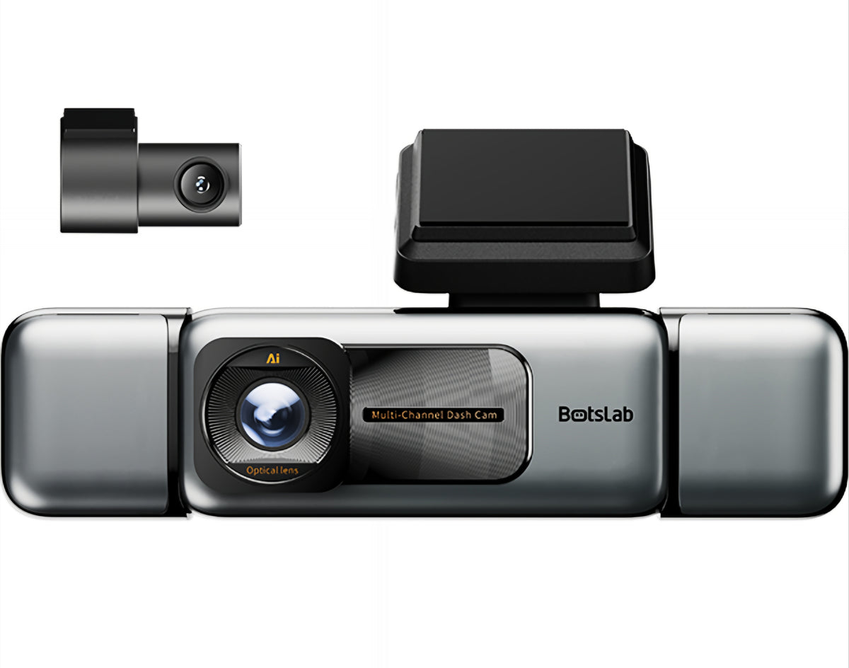 Камера за кола отпред и отзад Botslab G980H 4CH, 3K, Wi-Fi, GPS, дисплей 3.18 инча