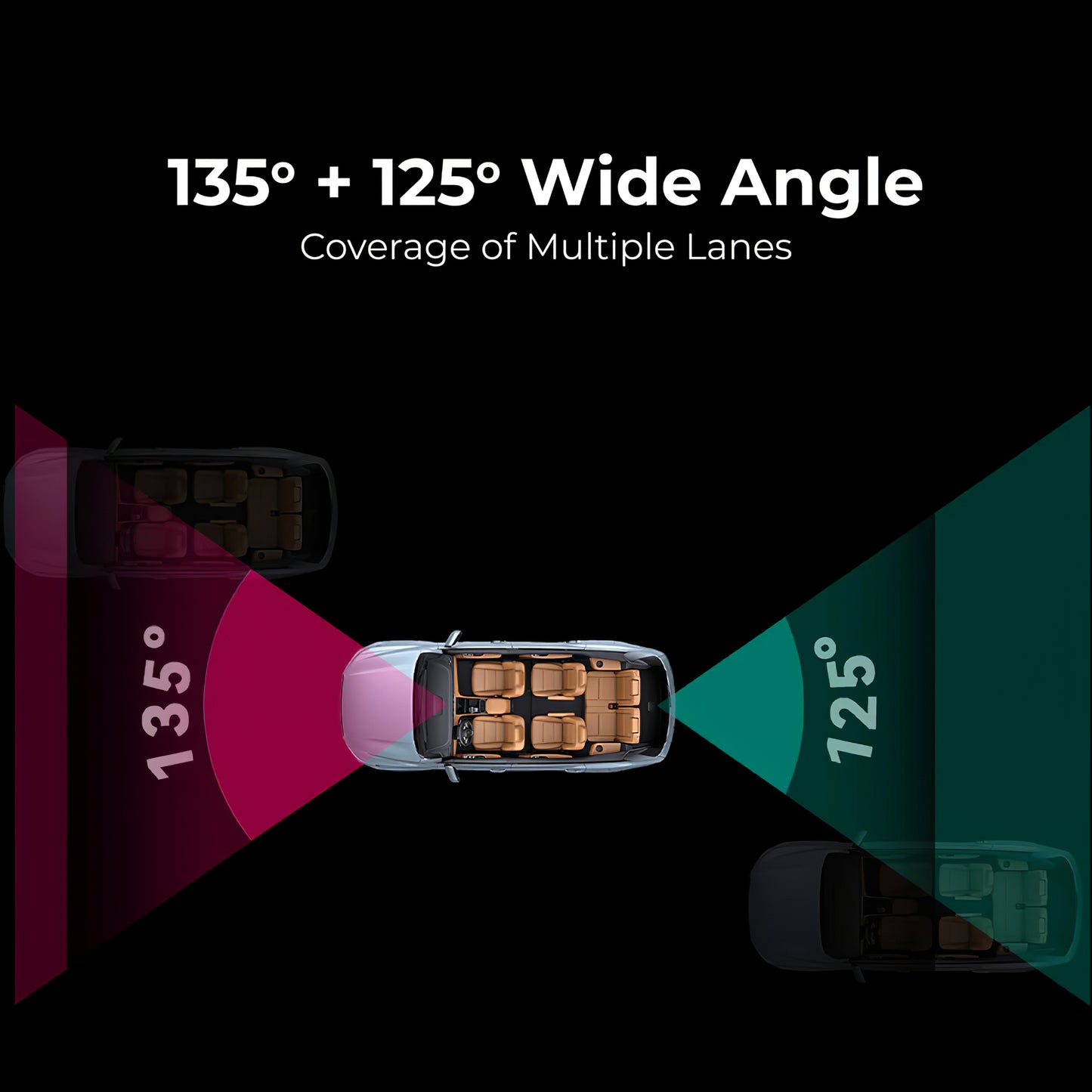 Автомобилна камера предна и задна DDPAI N1 Dual, 1296P, Wi-Fi