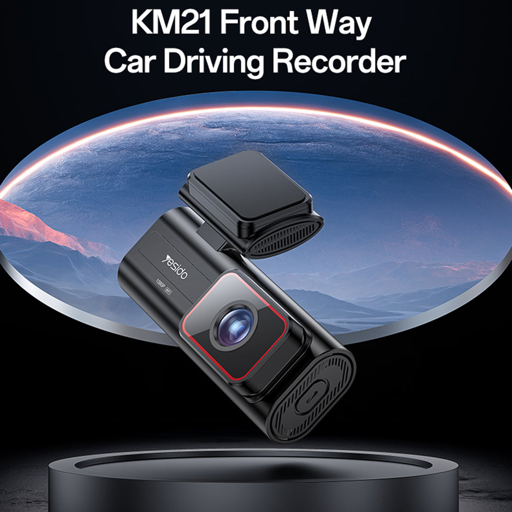 Автомобилна камера Yesido KM21, 1080P, Wi-Fi, Дисплей 1.47 инча