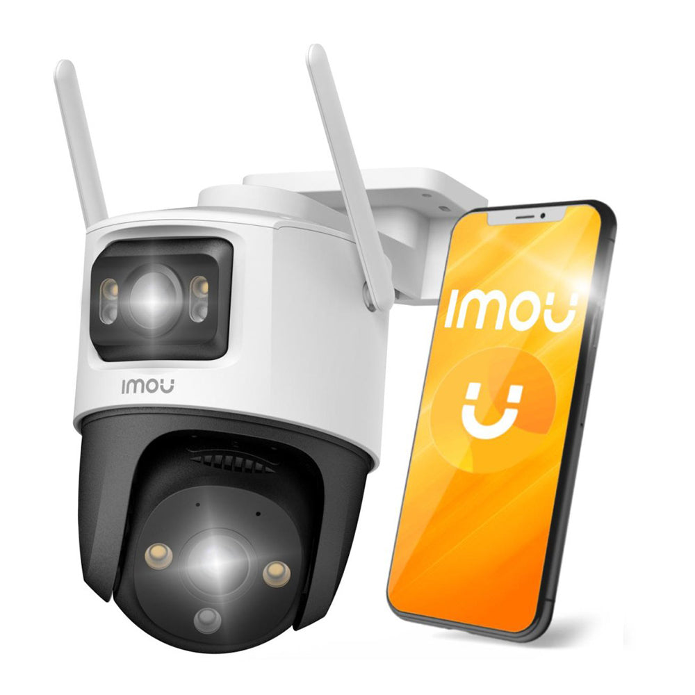 Камера за наблюдение Imou Cruiser Dual, Wi-Fi, 2.8K + 2.8K, IP66, Външна, Бяла IPC-S7XP-10M0WED-0360B