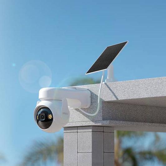 Камера за наблюдение Imou Cell PT Kit, Wi-Fi, 2K, IP66, Соларен панел, Външна, Бяла KIT/IPC-K9EP-3T0WE/FSP12-TYPEC