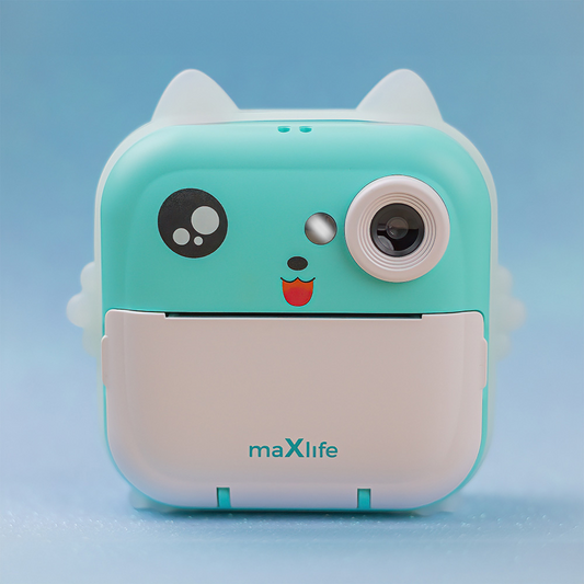 Дигитален фотоапарат с функция за печат MaXlife MXPC-100 Kids, син