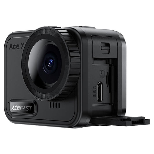 Спортна камера Acefast X1, 4K, Wi-Fi, Черна