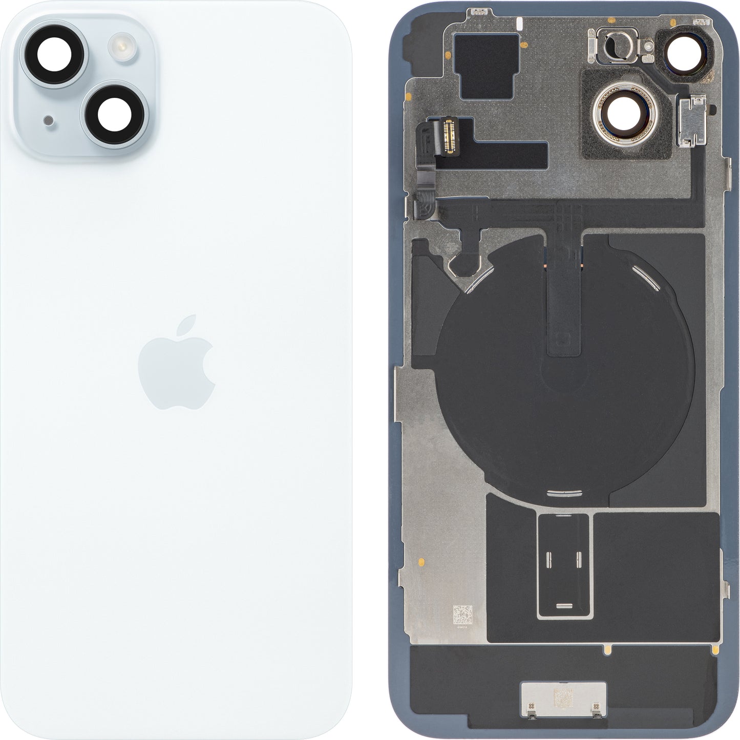 Капак за батерия Apple iPhone 15 Plus, Син, Swap Premium