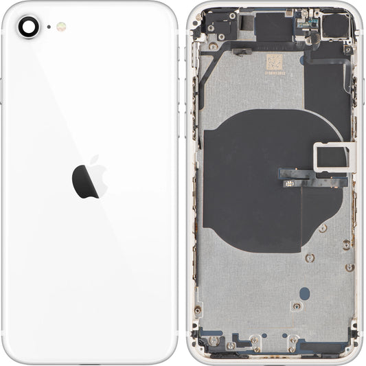 Капак за батерията Apple iPhone SE (2022), със среден калъф, бял (Starlight), смяна