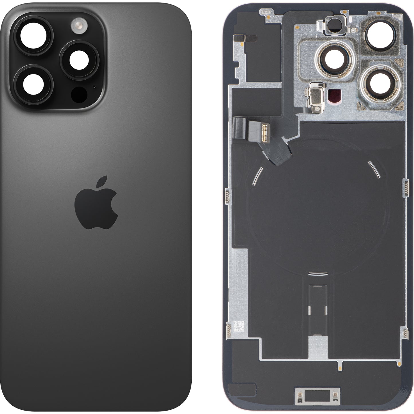 Капак за батерия Apple iPhone 16 Pro Max, Черен (Black Titanium), Swap Premium