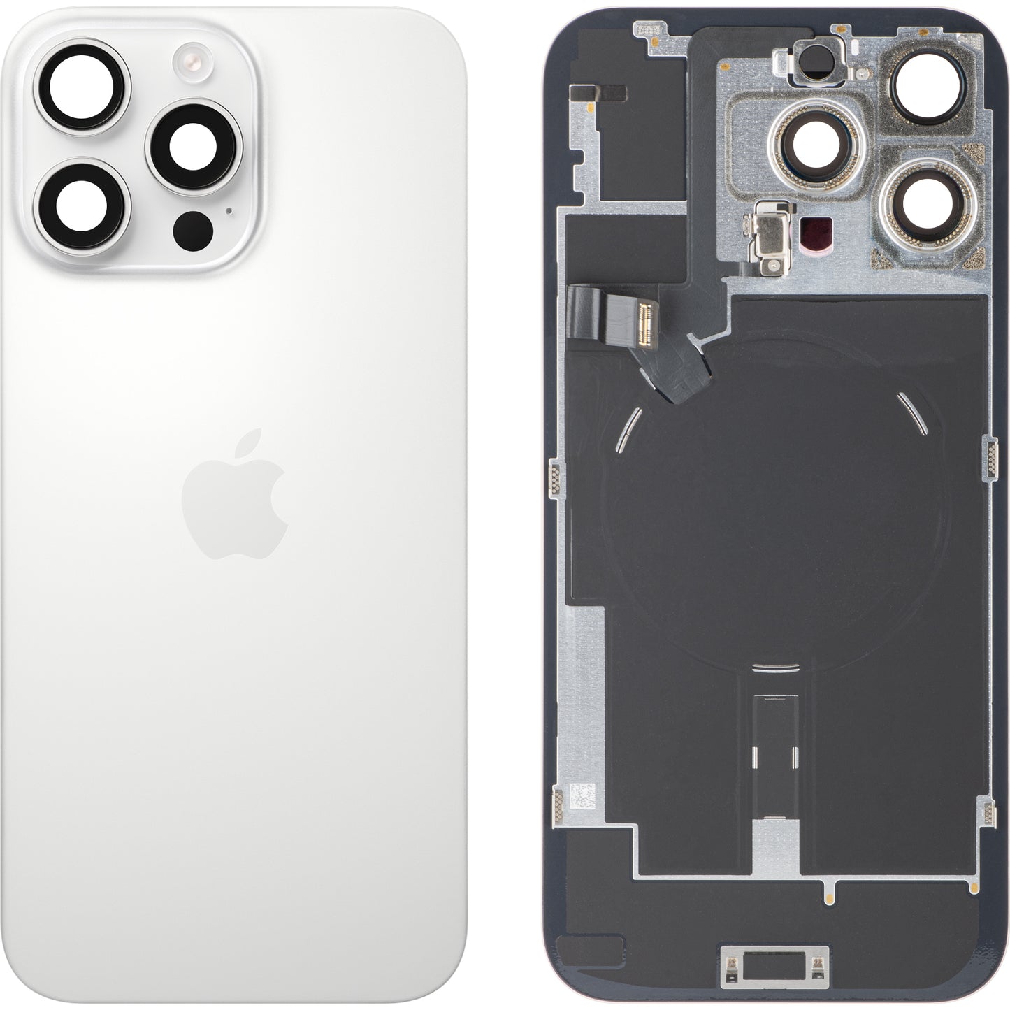 Капак на батерията Apple iPhone 16 Pro Max, Бял (White Titanium), Swap