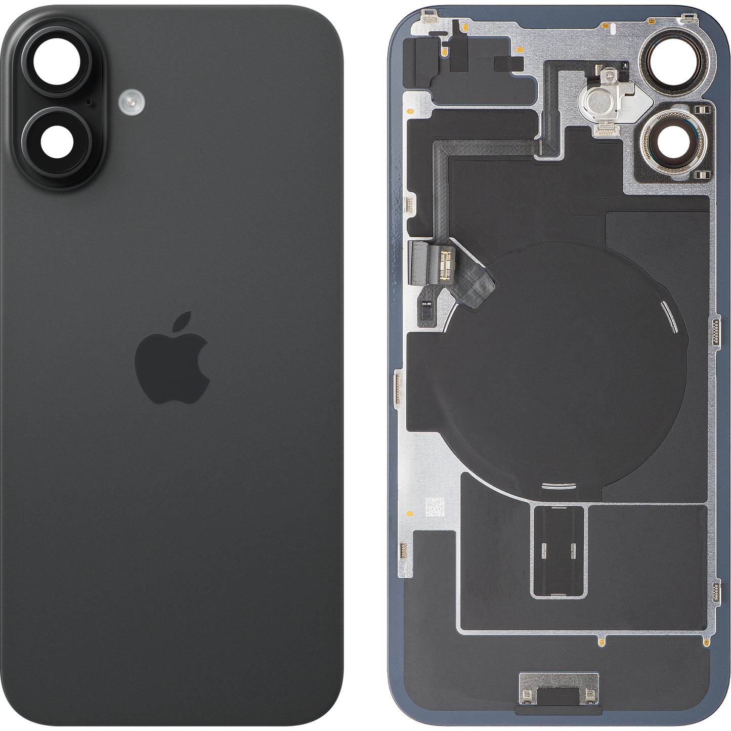Капак на батерията Apple iPhone 16 Plus, Черен, Swap