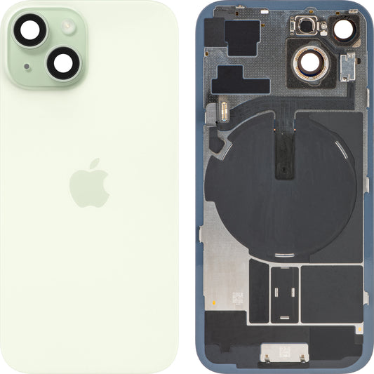 Капак на батерията Apple iPhone 15, Зелен, Swap
