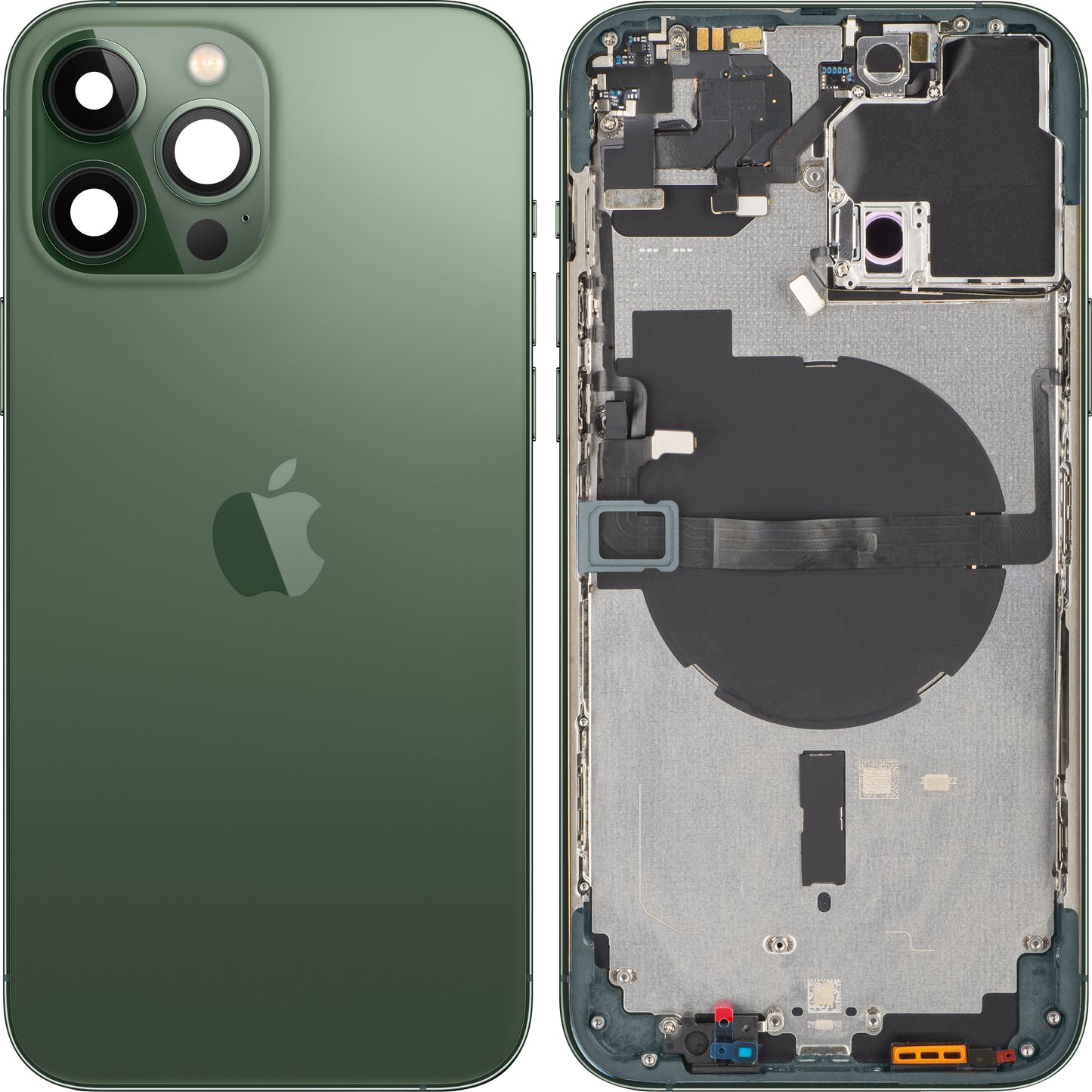 Капак на батерията Apple iPhone 13 Pro Max, със средна корпусна рамка, Зелен (Alpine Green), Swap