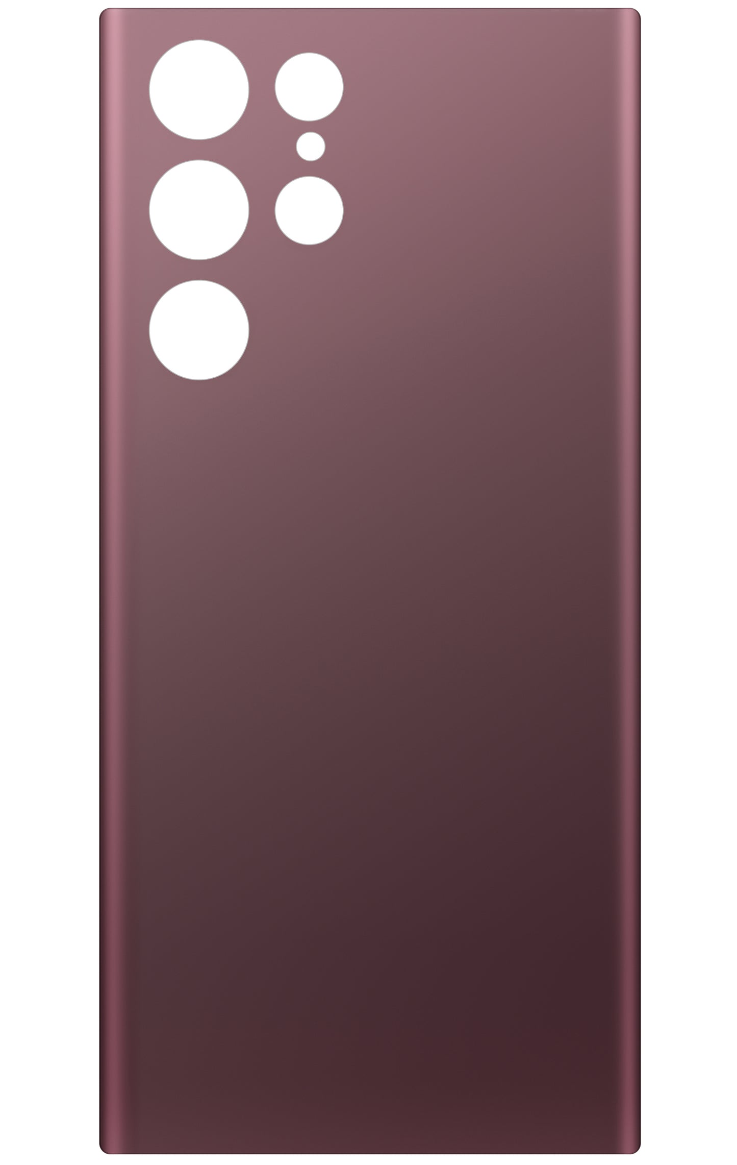 Капак за батерия, съвместим със Samsung Galaxy S22 Ultra 5G S908, бордо